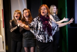 från vänster Malin Karlsson, Stina Nordberg, Annelie Roswall, Ingrid Zerpe. Foto Stig Hammarstedt
