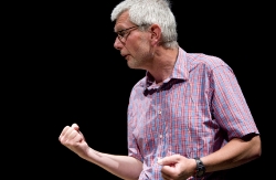 Centerpartiets kulturpolitik presenterades genom Anders Åkesson på Länsteatern 7/7 Foto Stig Hammarstedt