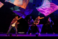 Dancing on the ringmur. Foto Stig Hammarstedt