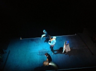 Repetition av Stjärna över Fritsarve – ”julaftonavsnittet”. Foto: Mari Ljungström