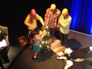 Repetition av Stjärna över Fritsarve – ”julaftonavsnittet”. Foto: Mari Ljungström