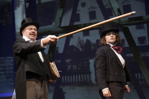 Föreställning JAG VET VEM JAG ÄR. Bengt-Åke Rundqvist & Malin Karlsson. Foto: Stig Hammarstedt