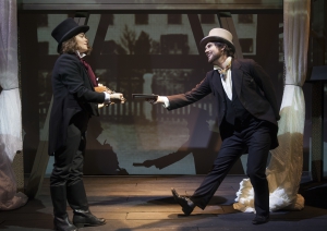 Föreställning JAG VET VEM JAG ÄR. Malin Karlsson & Erik Törner. Foto: Stig Hammarstedt