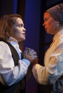 Föreställning JAG VET VEM JAG ÄR. Malin Karlsson & Camilla Eriksson. Foto: Stig Hammarstedt