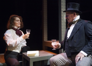 Föreställning JAG VET VEM JAG ÄR. Malin Karlsson & Bengt-Åke Rundqvist. Foto: Stig Hammarstedt