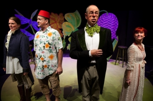 Camilla Eriksson, Lennart Bäck, Lars-Olov Ahnell, Diana Ellman. Foto Stig Hammarstedt