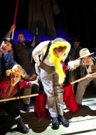 Bakre raden: Lennart Bäck, Tomas Lindström, Leif Axelsson. Främre raden: Beatrice Lindholm, Felix Engström, Erik Törner. Fotograf: Stig Hammarstedt