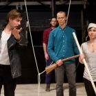 Repetition Svenskbyborna. Johannes Loor, Erik Törner, Lars Osterman, Martyna Lisowska. Foto Stig Hammarstedt