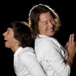 Martyna Lisowska och Karin Kickan Holmberg. Foto: Stig Hammarstedt