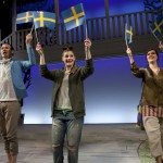 Vilhelm Blomgren, Kerstin Hilldén, Maria Lindström och Andreas Gyllander. Foto: Stig Hammarstedt.